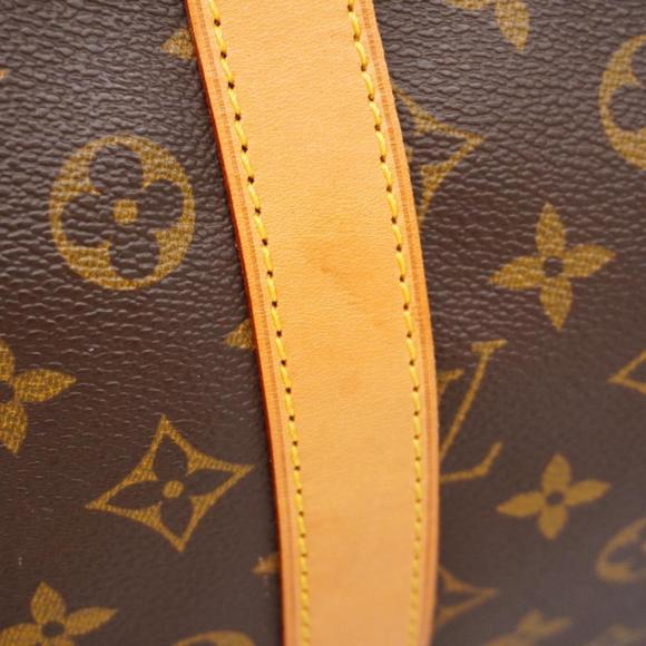 LOUIS VUITTON Boston Bag Monogram Keepall 55 M41424 Brown Men's Women's - Picture 10 of 10